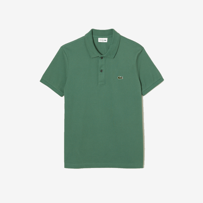 Lacoste Original L.12.12 Slim Fit Polo 646T202 Khaki Green KX5 Men