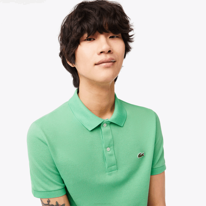 Lacoste Original L.12.12 Slim Fit Polo 646T218 Green TTF Men