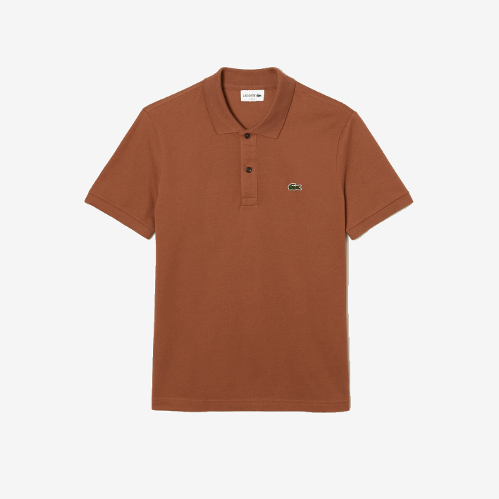 Lacoste Original L.12.12 Slim Fit Polo 646T219 Light Brown LFA Men