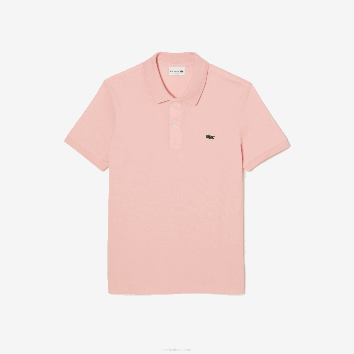 Lacoste Original L.12.12 Slim Fit Polo 646T243 Pink KF9 Men
