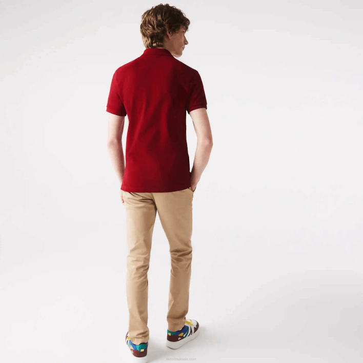 Lacoste Original L.12.12 Slim Fit Polo 646T655 Bordeaux 476 Men