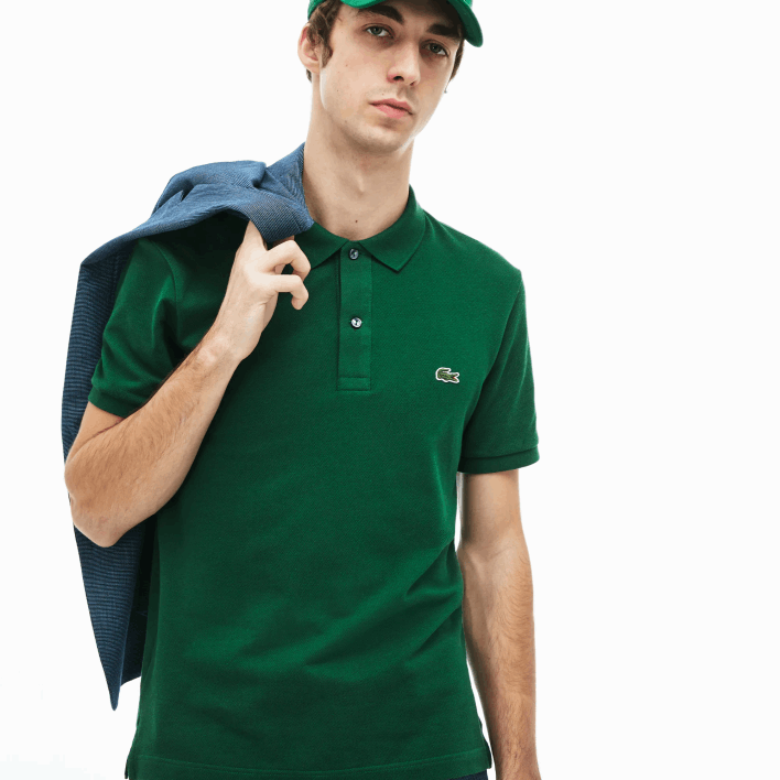 Lacoste Original L.12.12 Slim Fit Polo 646T730 Green 132 Men