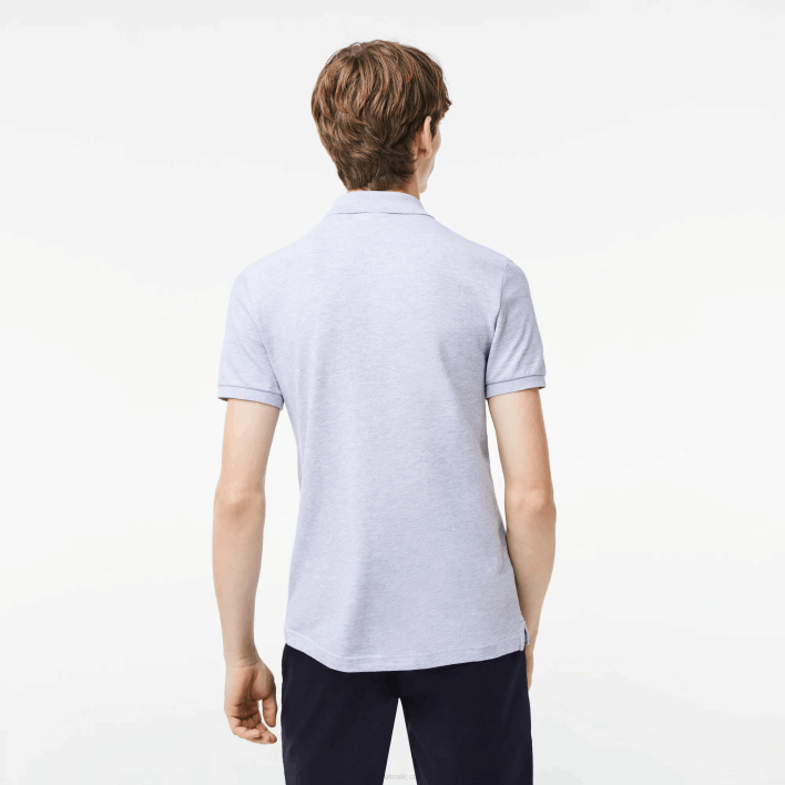 Lacoste Original L.12.12 Slim Fit Polo 646T766 Grey Chine CCA Men