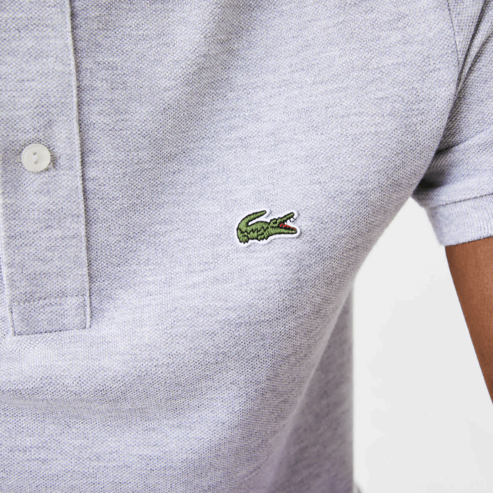 Lacoste Original L.12.12 Slim Fit Polo 646T766 Grey Chine CCA Men