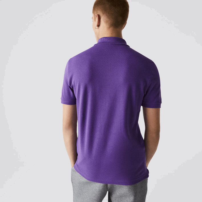 Lacoste Original L.12.12 Slim Fit Polo 646T789 Purple S5Z Men