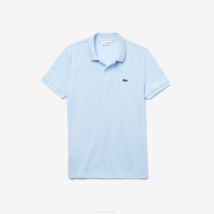 Lacoste Original L.12.12 Slim Fit Polo 646T806 Light Blue T01 Men