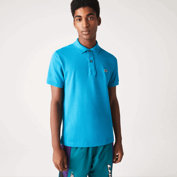 Lacoste Original L.12.12 Slim Fit Polo 646T837 Blue GH9 Men