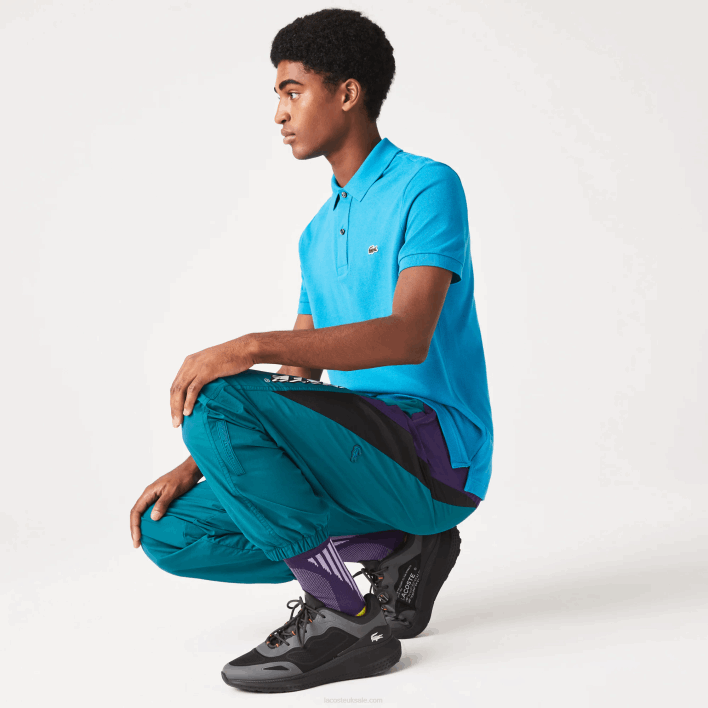 Lacoste Original L.12.12 Slim Fit Polo 646T837 Blue GH9 Men