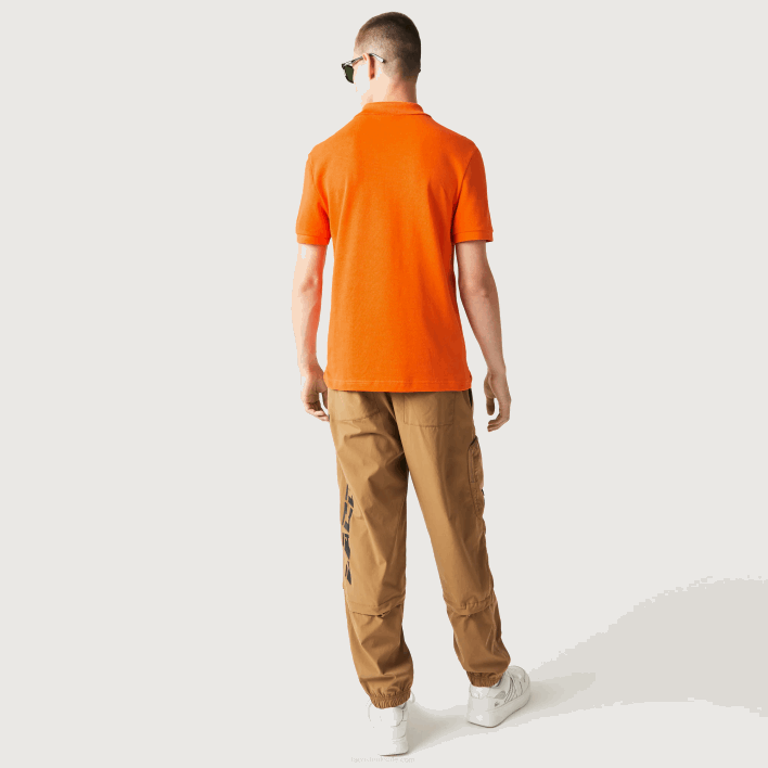 Lacoste Original L.12.12 Slim Fit Polo 646T876 Orange Z4D Men