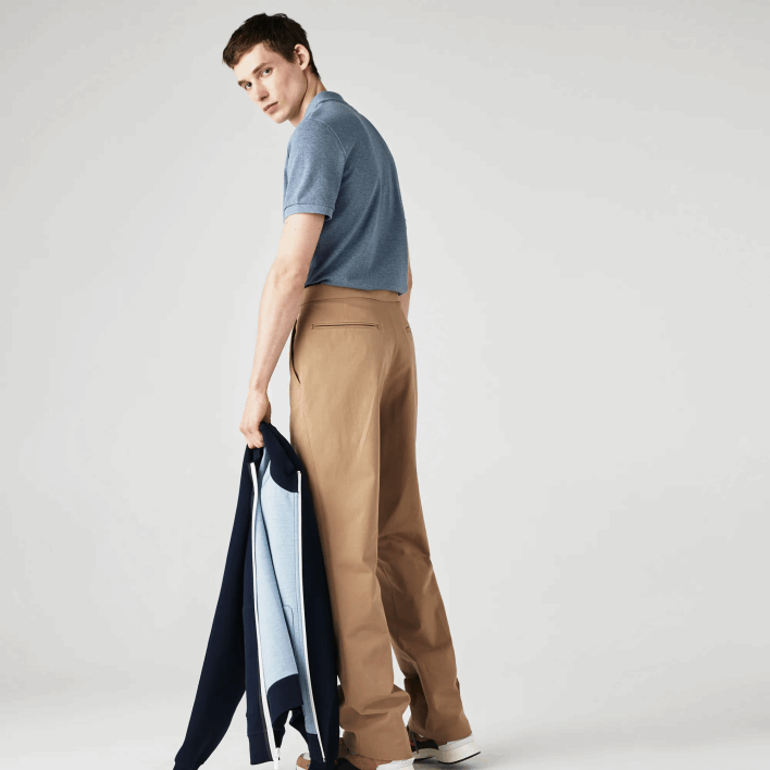 Lacoste Original L.12.12 Slim Fit Polo 646T883 Blue Chine 1GF Men