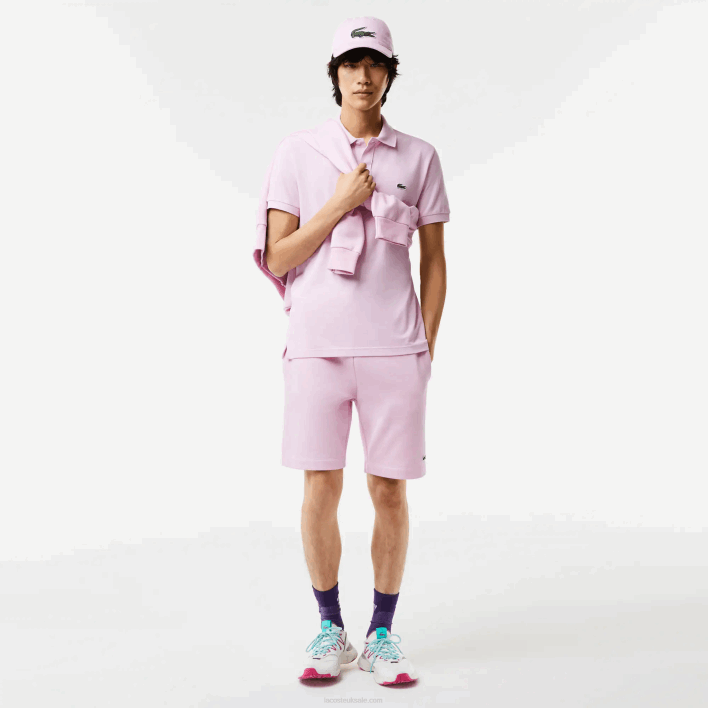 Lacoste Original L.12.12 Slim Fit Polo 646T889 Pink Z4H Men
