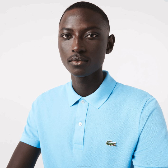 Lacoste Original L.12.12 Slim Fit Polo 646T934 Blue ZAU Men