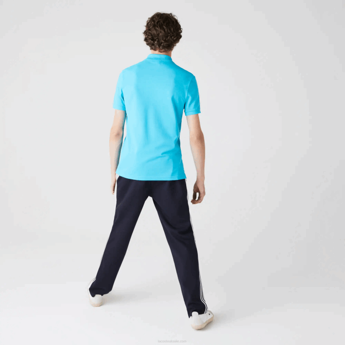 Lacoste Original L.12.12 Slim Fit Polo 646T935 Turquoise HL5 Men