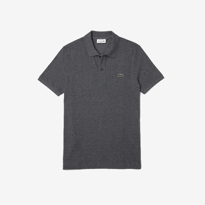 Lacoste Original L.12.12 Slim Fit Polo 646T937 Grey Chine E8G Men