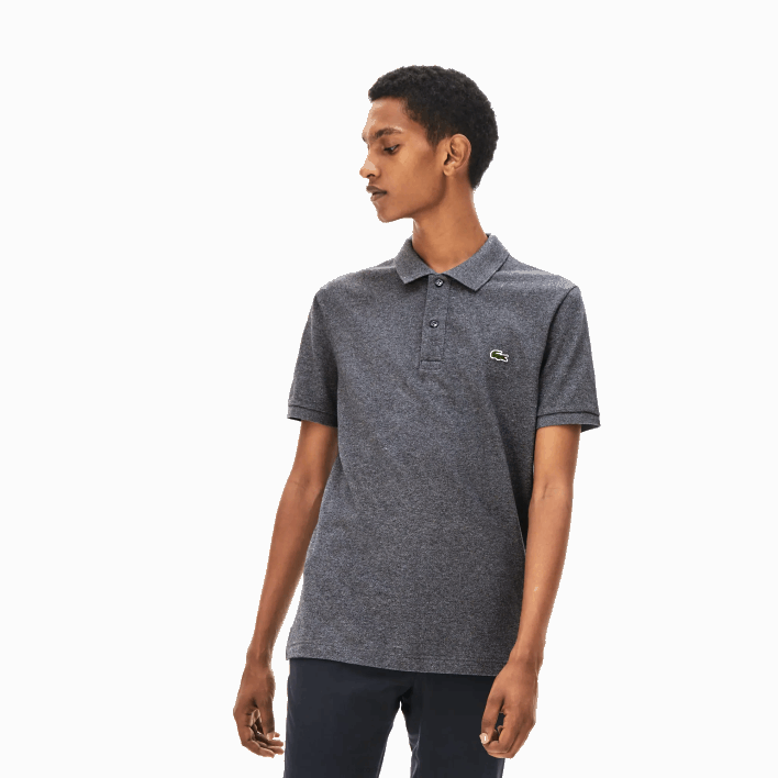 Lacoste Original L.12.12 Slim Fit Polo 646T937 Grey Chine E8G Men