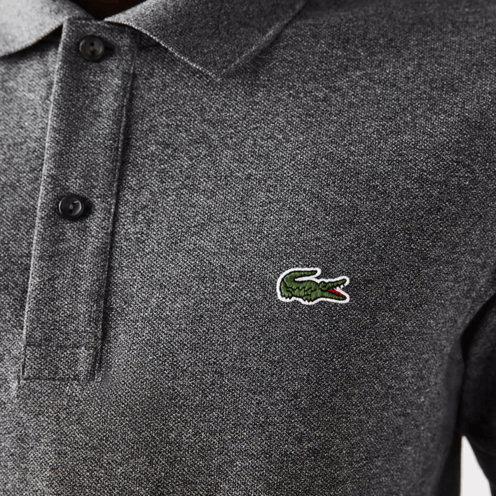 Lacoste Original L.12.12 Slim Fit Polo 646T937 Grey Chine E8G Men