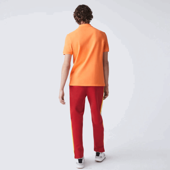 Lacoste Original L.12.12 Slim Fit Polo 646T943 Orange NPB Men