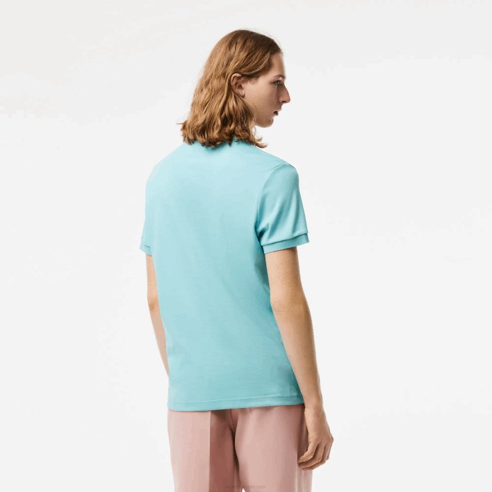 Lacoste Regular Fit Pima Cotton Polo 646T257 Turquoise BVG Men