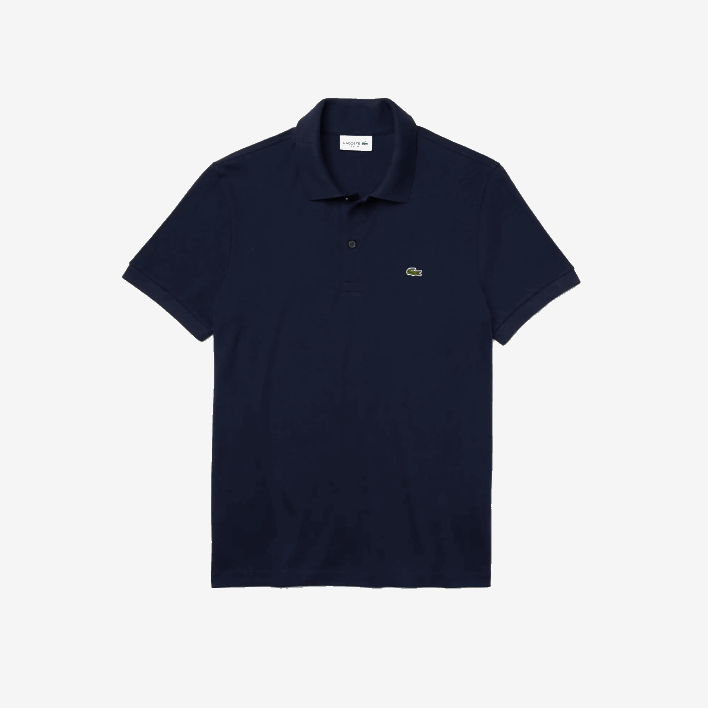 Lacoste Regular Fit Pima Cotton Polo 646T791 Navy Blue 166 Men
