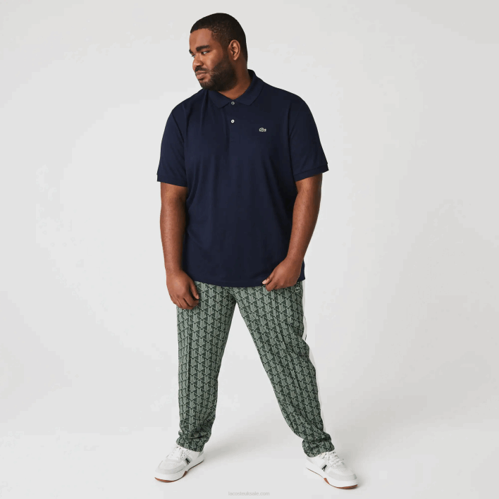 Lacoste Regular Fit Pima Cotton Polo 646T791 Navy Blue 166 Men