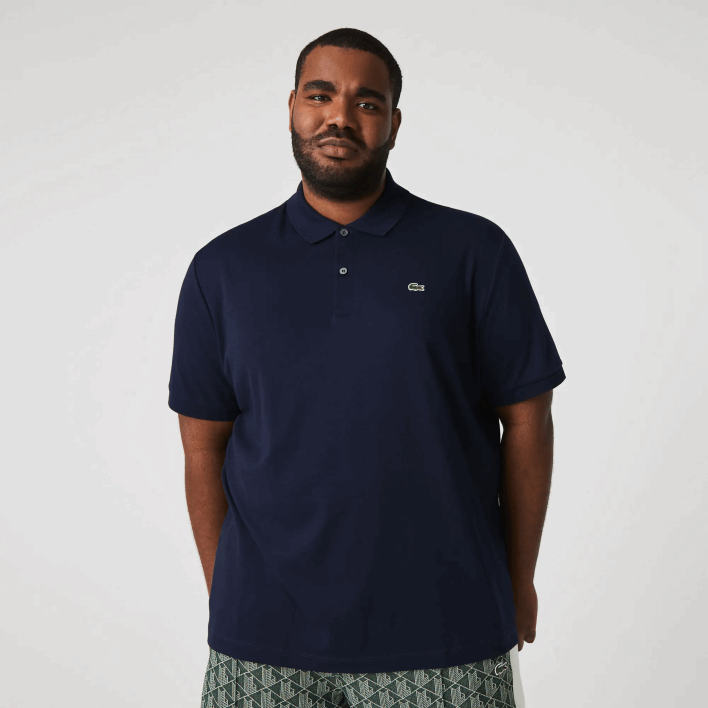 Lacoste Regular Fit Pima Cotton Polo 646T791 Navy Blue 166 Men