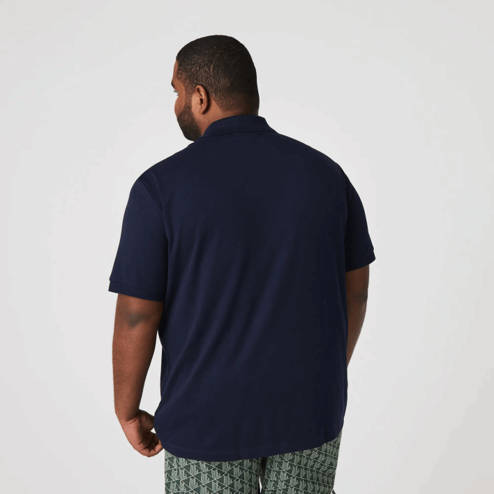 Lacoste Regular Fit Pima Cotton Polo 646T791 Navy Blue 166 Men