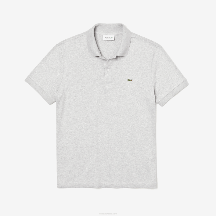 Lacoste Regular Fit Pima Cotton Polo 646T798 Grey Chine CCA Men