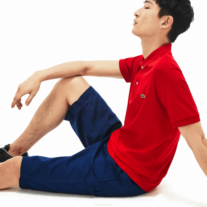 Lacoste Regular Fit Pima Cotton Polo 646T808 Red 240 Men