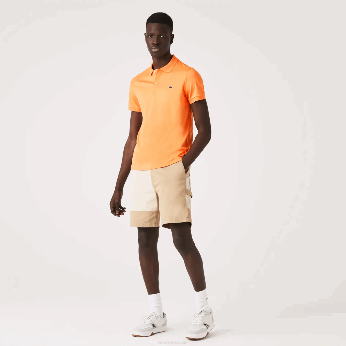 Lacoste Regular Fit Pima Cotton Polo 646T946 Orange NPB Men