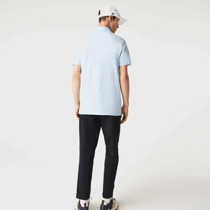 Lacoste Smart Paris Stretch Cotton Pique Polo 646T632 Light Blue T01 Men