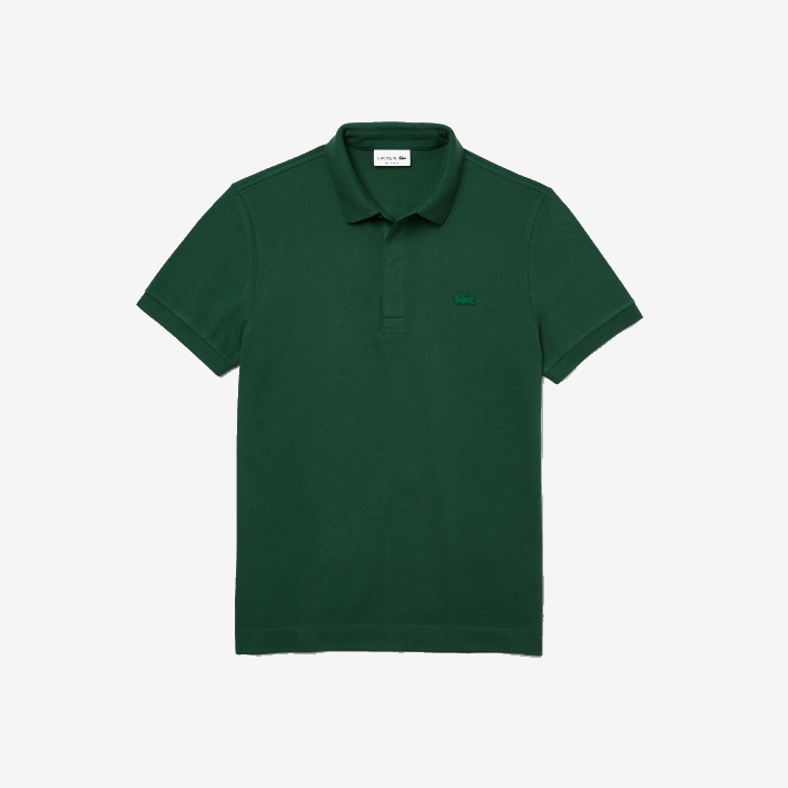 Lacoste Smart Paris Stretch Cotton Pique Polo 646T658 Green 132 Men