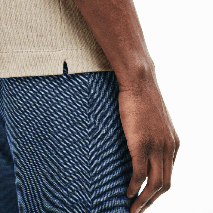 Lacoste Smart Paris Stretch Cotton Pique Polo 646T79 Beige AE0 Men