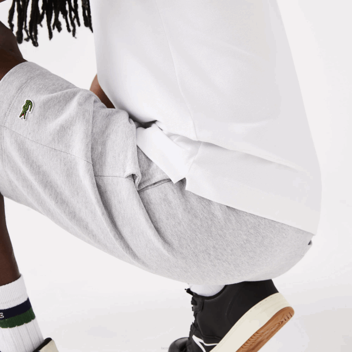 Lacoste Smart Paris Stretch Cotton Pique Polo 646T80 White 001 Men