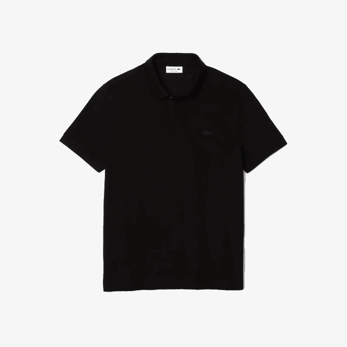 Lacoste Smart Paris Stretch Cotton Pique Polo 646T81 Black 031 Men