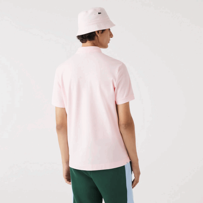 Lacoste Smart Paris Stretch Cotton Pique Polo 646T835 Light Pink T03 Men