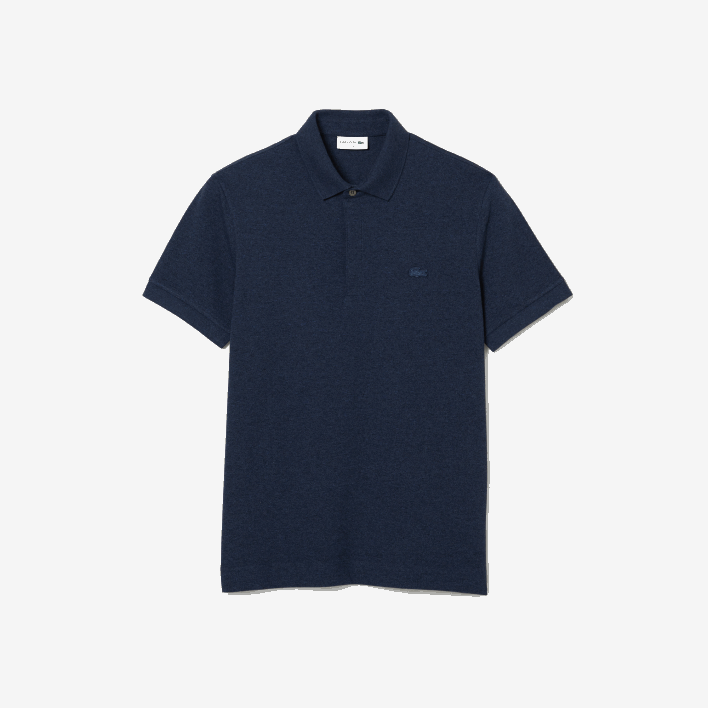 Lacoste Smart Paris Stretch Cotton Pique Polo 646T931 Blue Chine 3GF Men