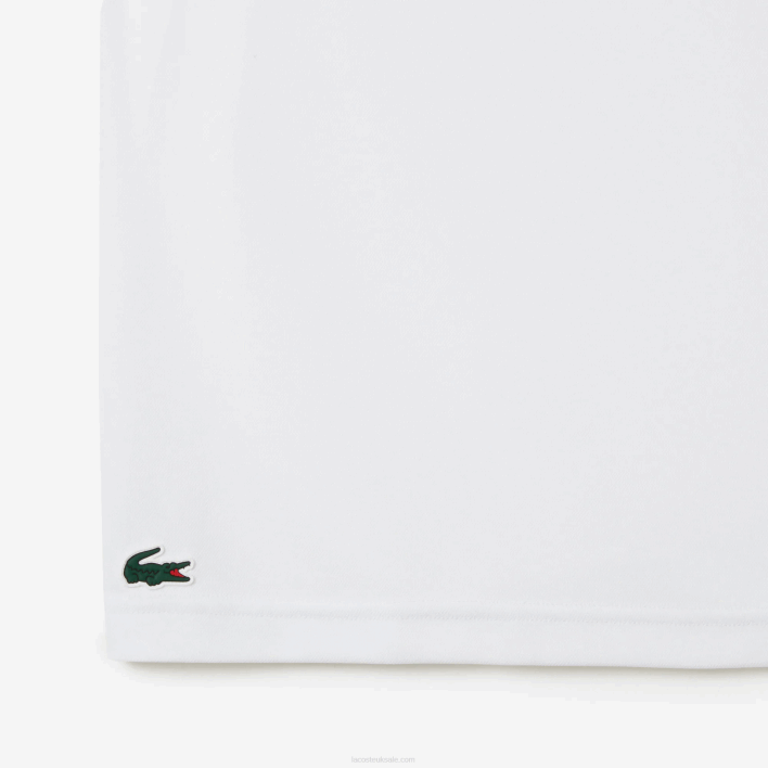 Lacoste Sport Miami Open Edition Pique Polo 646T205 White 001 Men