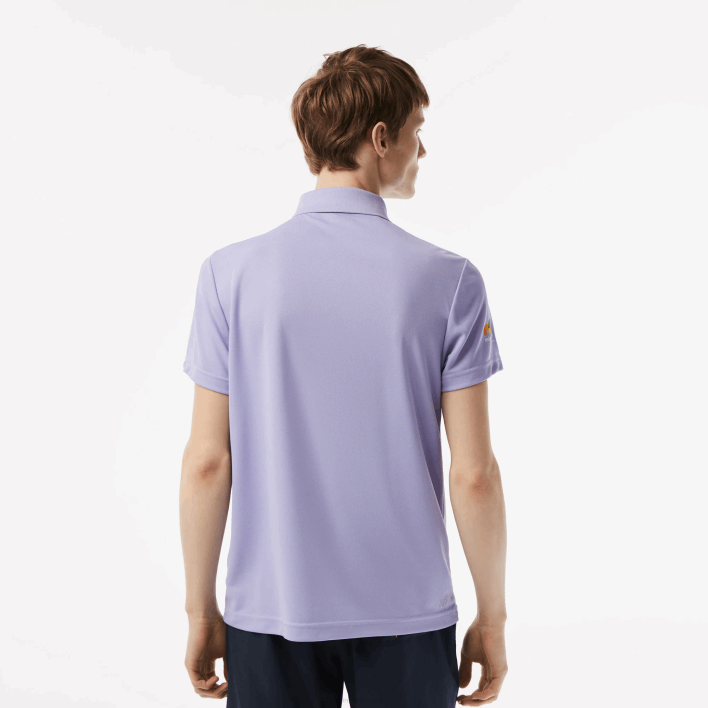 Lacoste Sport Miami Open Edition Pique Polo 646T207 Purple 3K0 Men