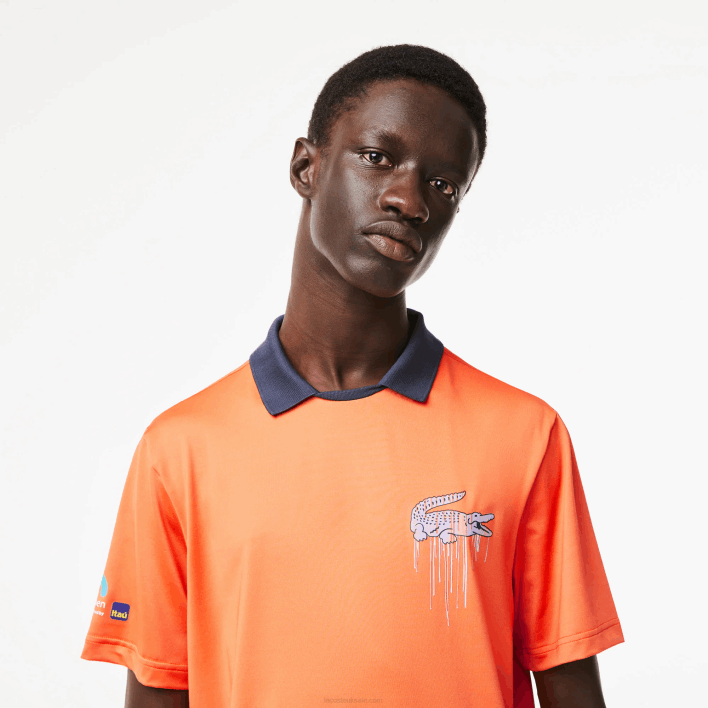 Lacoste Sport Miami Open Edition Polo 646T244 Orange 5QP Men