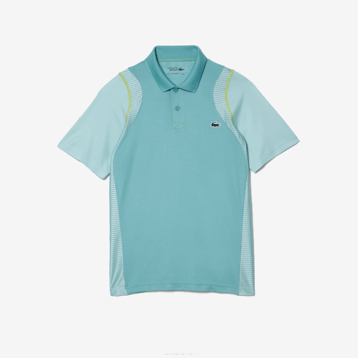 Lacoste Tennis Recycled Polyester Polo Shirt 646T84 Mint BR8 Men
