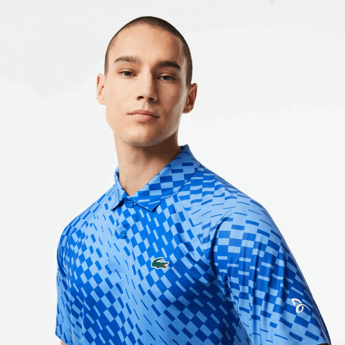 Lacoste Tennis x Novak Djokovic Player Version Polo 646T43 Blue YI5 Men
