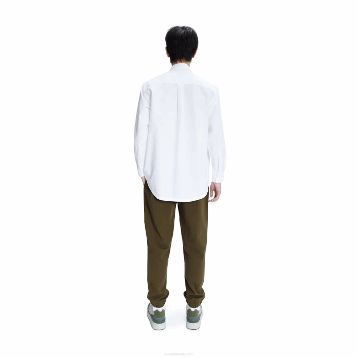 Lacoste A.P.C. Relaxed Fit Cotton Shirt 646T1631 White 001 Men