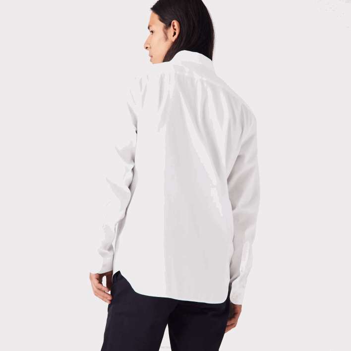 Lacoste Regular Fit Premium Cotton Shirt 646T1494 White 001 Men