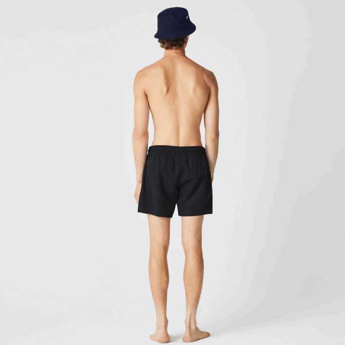 Lacoste Light Quick-Dry Swim Shorts 646T535 Black Navy Blue DY4 Men