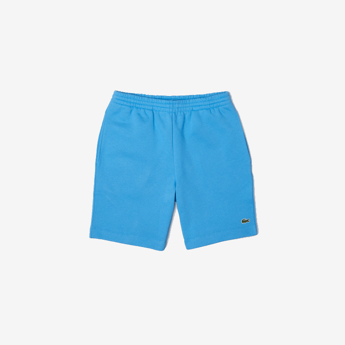 Lacoste Organic Brushed Cotton Fleece Shorts 646T1370 Blue 4XA Men