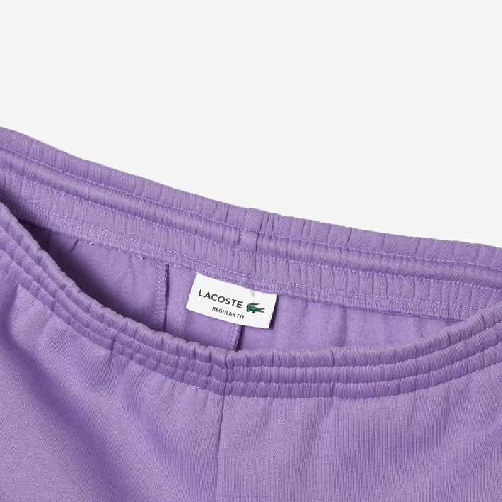 Lacoste Organic Brushed Cotton Fleece Shorts 646T1425 Purple GFU Men