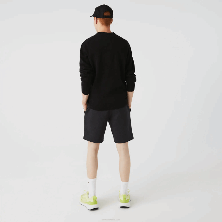 Lacoste Organic Brushed Cotton Fleece Shorts 646T1597 Grey EL6 Men