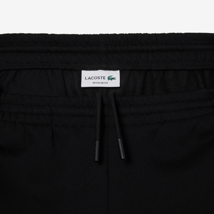 Lacoste Organic Brushed Cotton Fleece Shorts 646T416 Black 031 Men