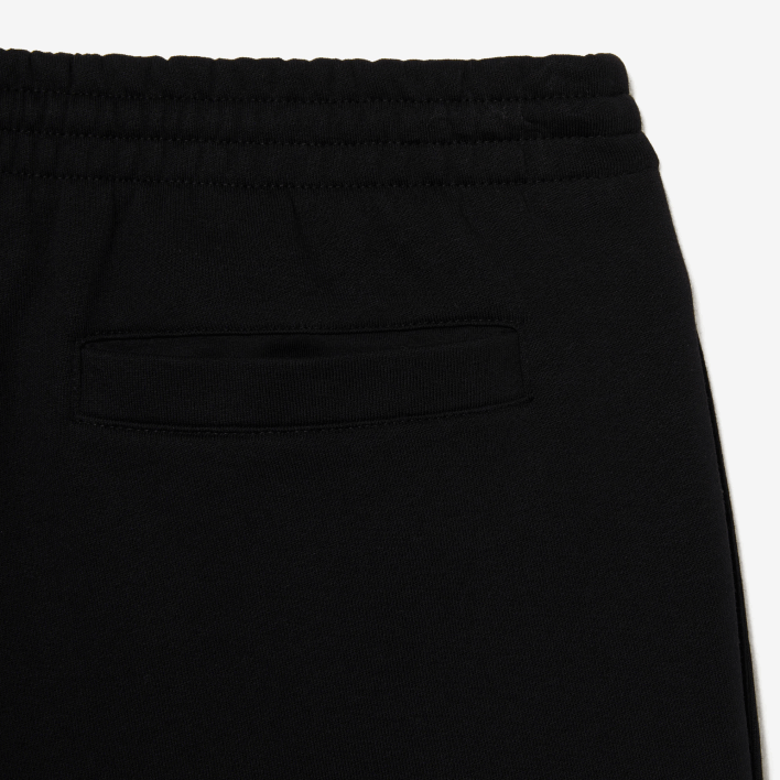 Lacoste Organic Brushed Cotton Fleece Shorts 646T416 Black 031 Men