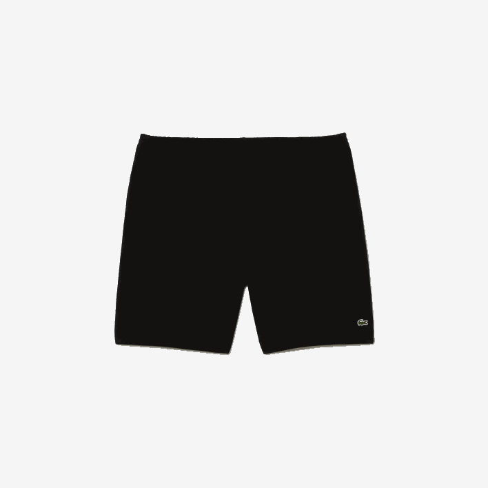 Lacoste Organic Cotton Brushed Fleece Shorts - Plus Size - Big 646T463 Black 031 Men